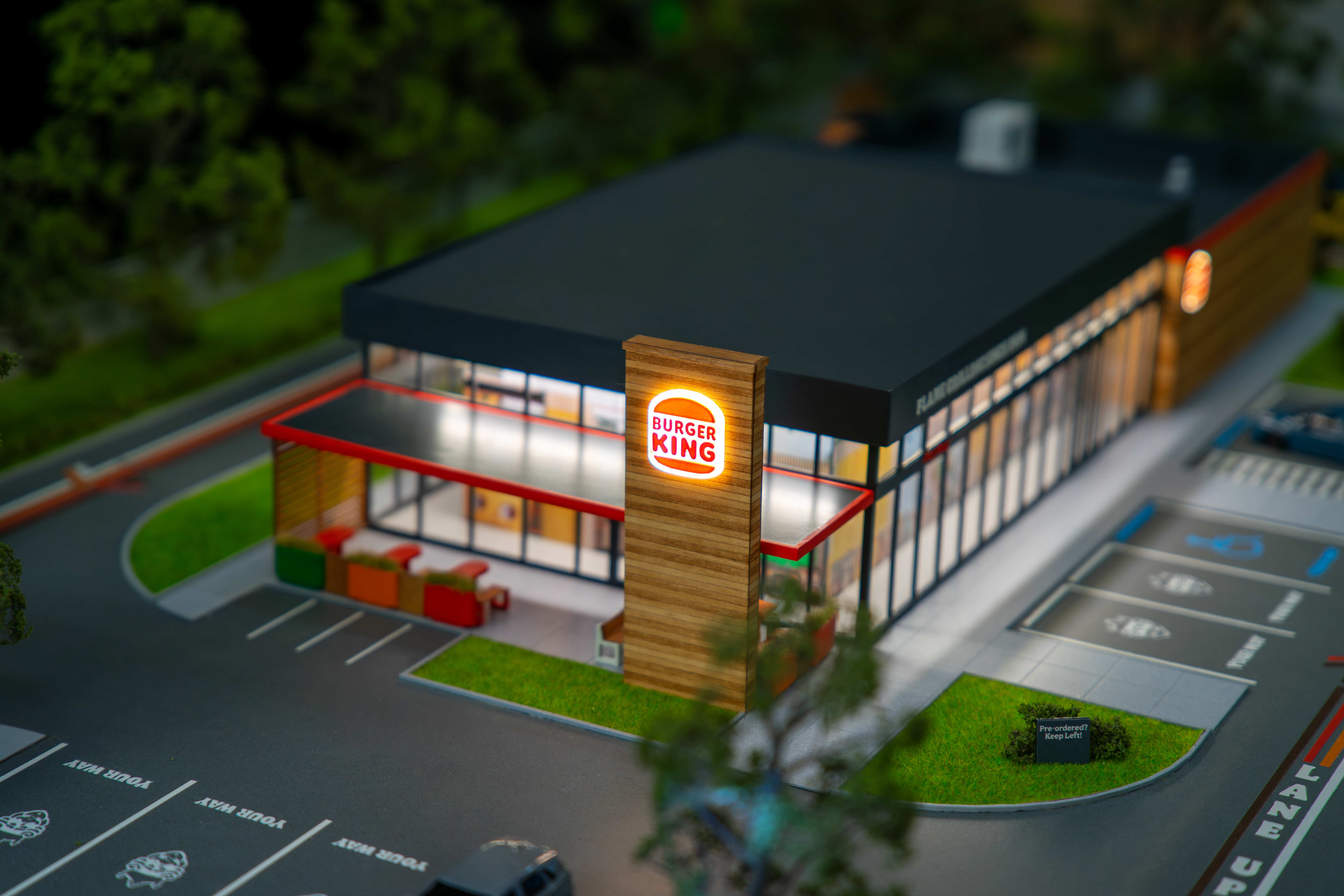 The Burger King Drive Through Model