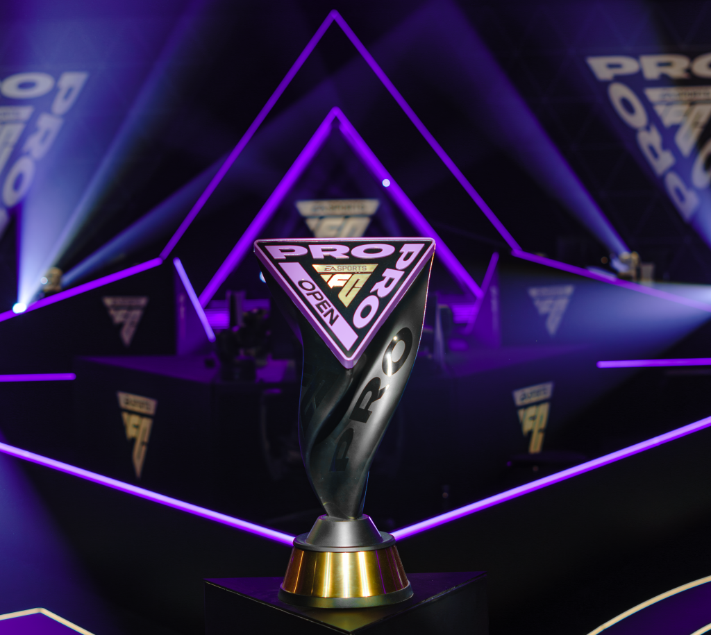 An EA FC Pro Finals Trophy