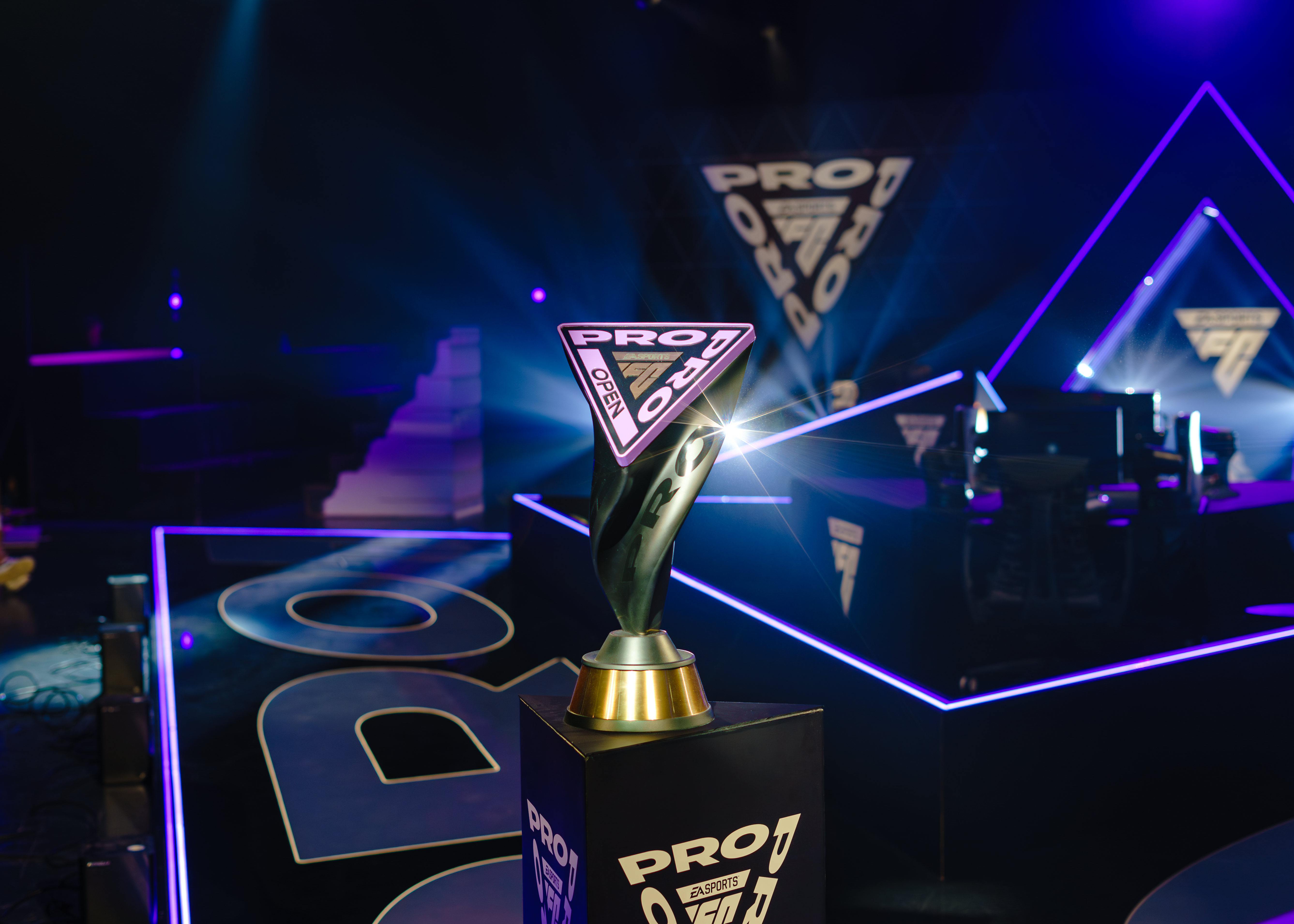An EA FC Pro Finals Trophy